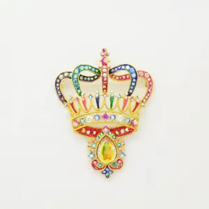 Regal Crown Brooch