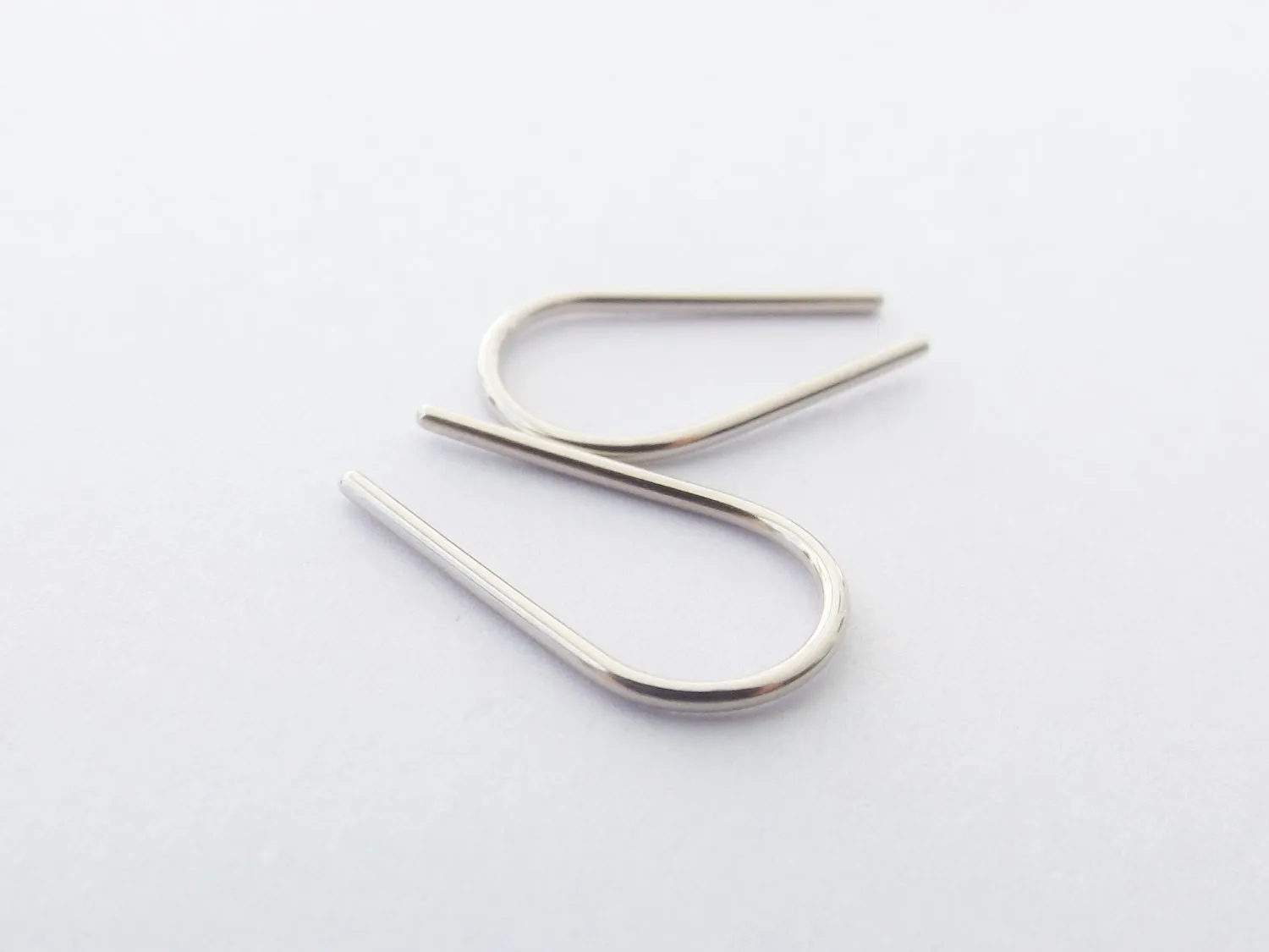 Sale Minimalist Gold Line Earrings,Horseshoe Earrings,Gold Bar Earrings,Gold Arc Earrings,Line Earrings,Wishbone Earrings,Modern Chic,Gold