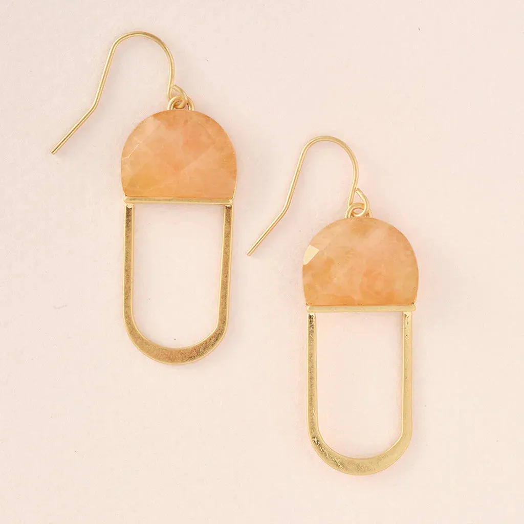 Scout Modern Stone Chandelier Earrings