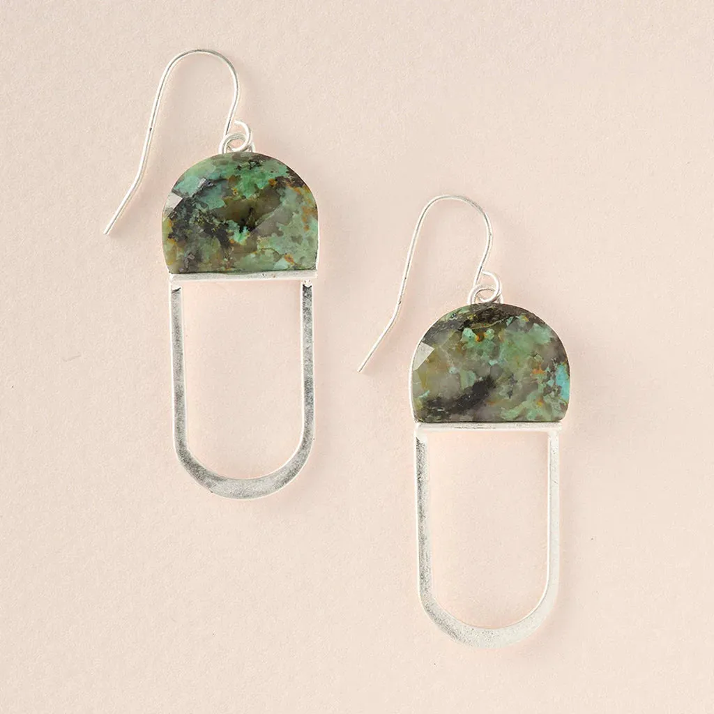 Scout Modern Stone Chandelier Earrings