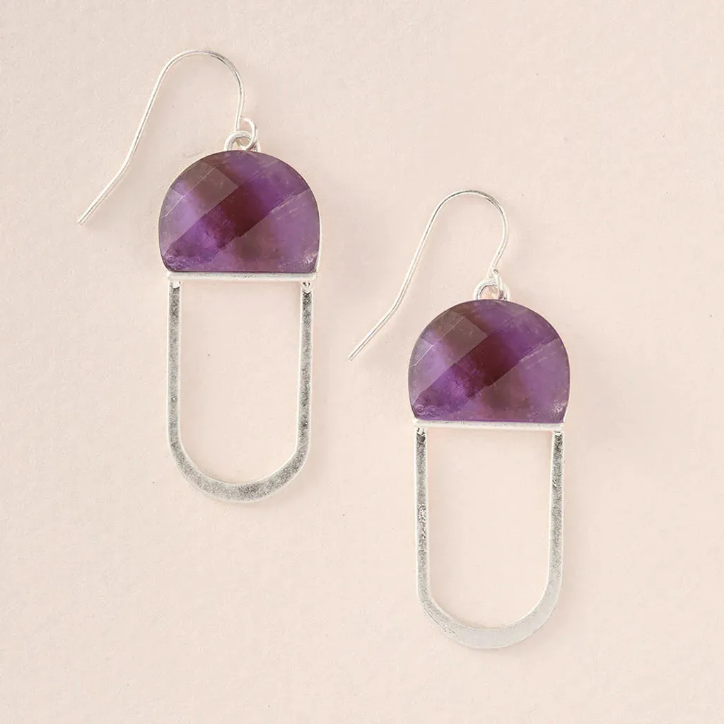 Scout Modern Stone Chandelier Earrings