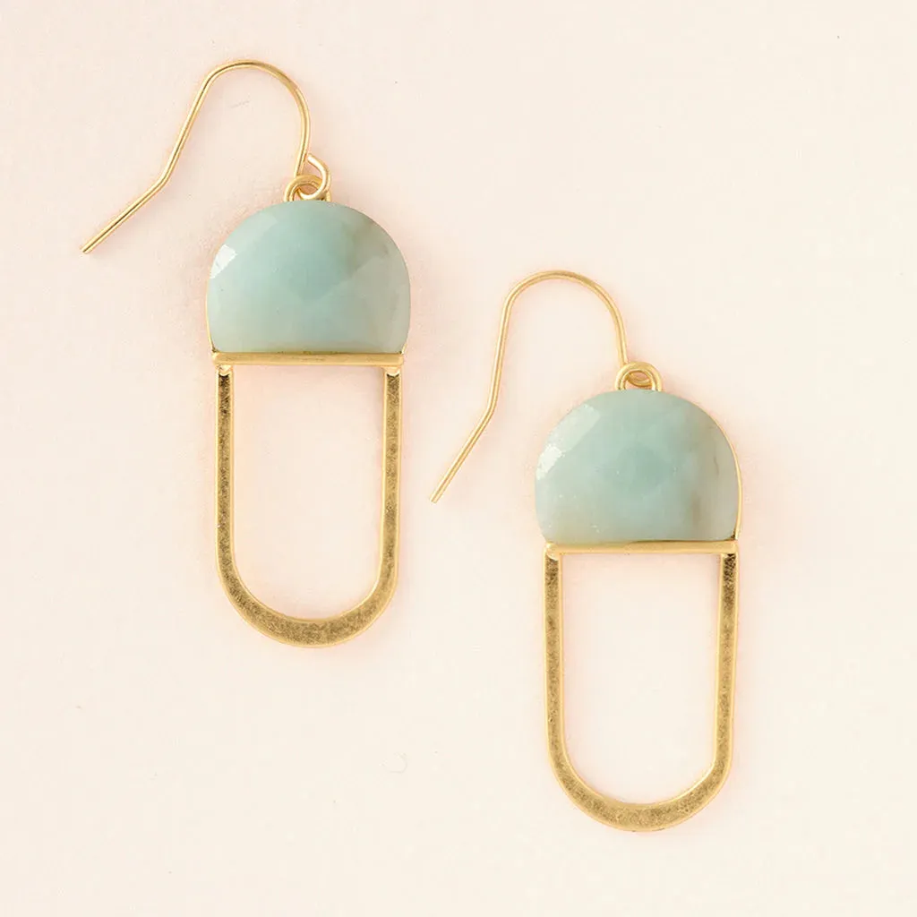 Scout Modern Stone Chandelier Earrings