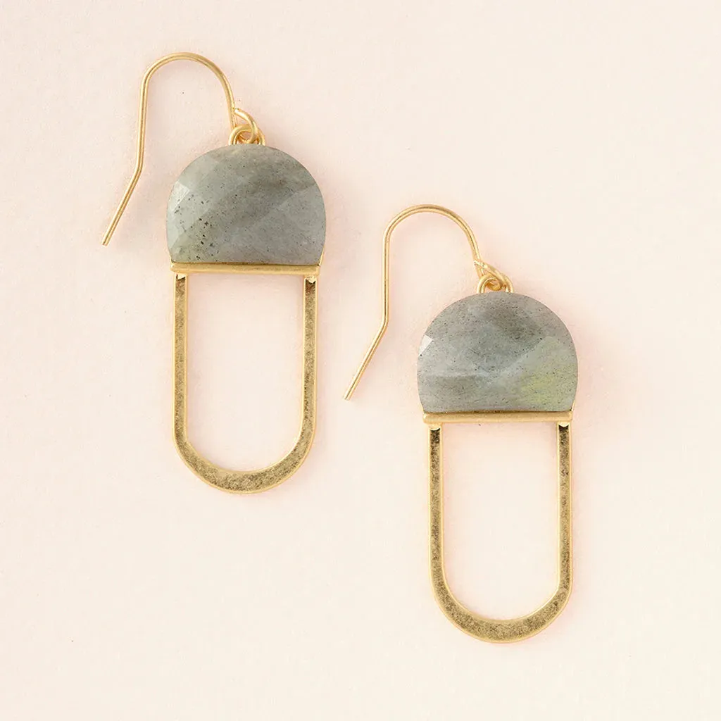 Scout Modern Stone Chandelier Earrings