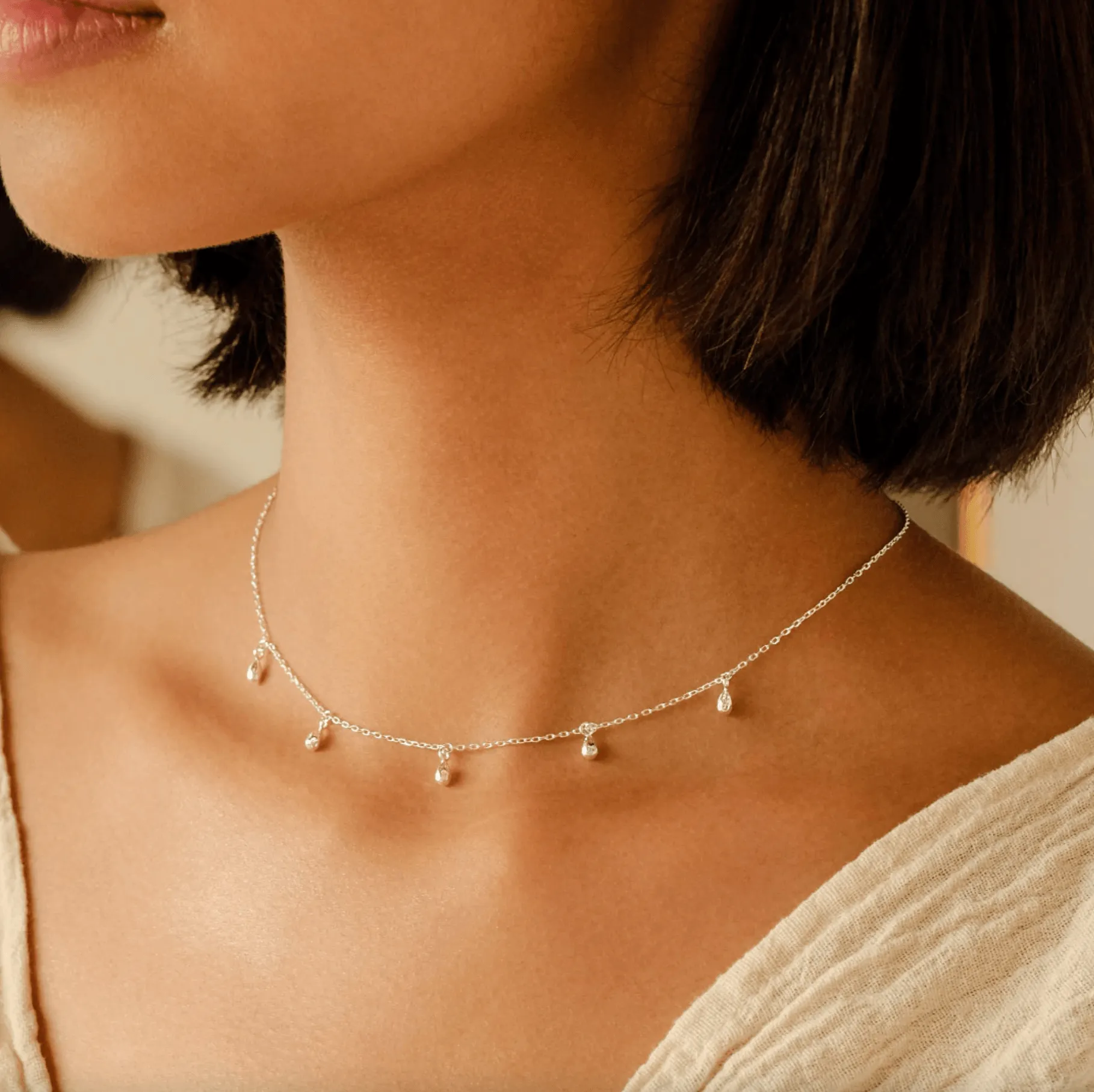 Silver Divine Grace Choker