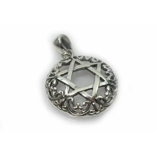 Star Of David Necklace With Lattice