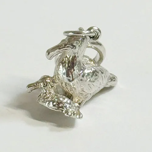 Sterling Silver Albatross & Chick Charm