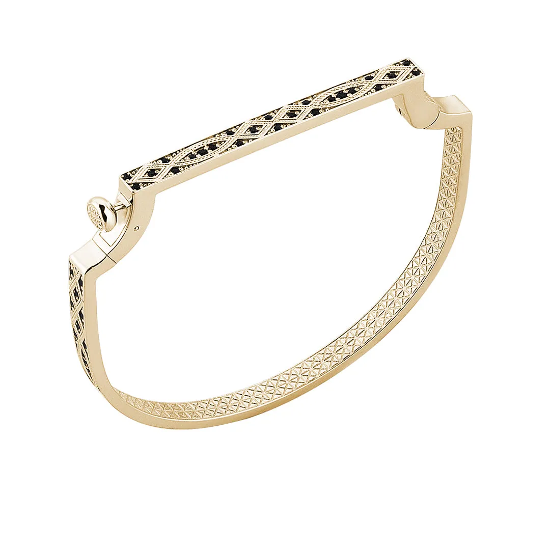 Streamline Bangle in Gold