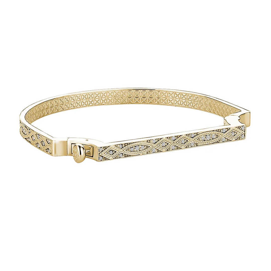 Streamline Bangle in Gold