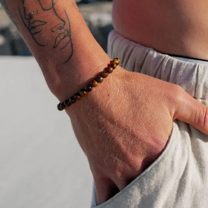 Tiger Eye Beaded Bracelet