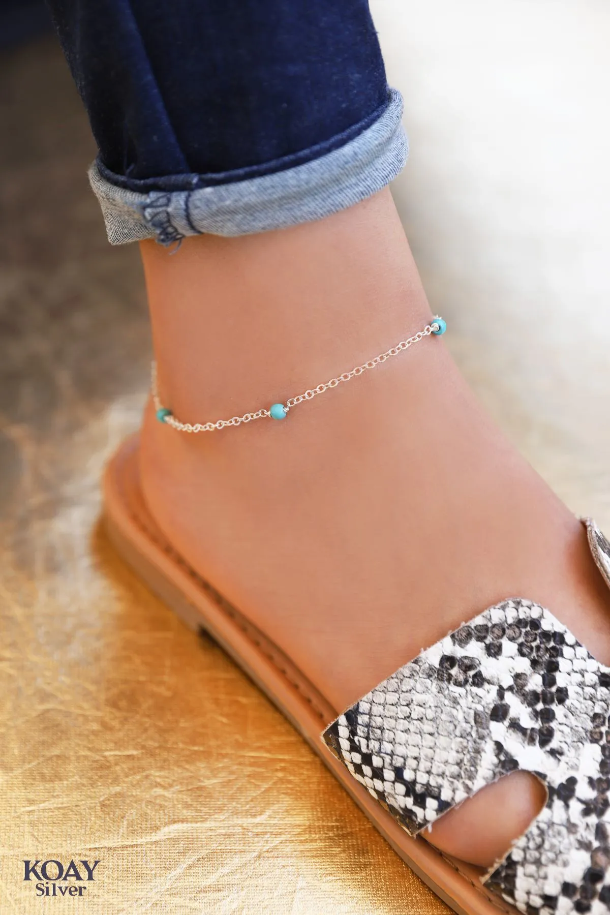 Turquoise Anklet