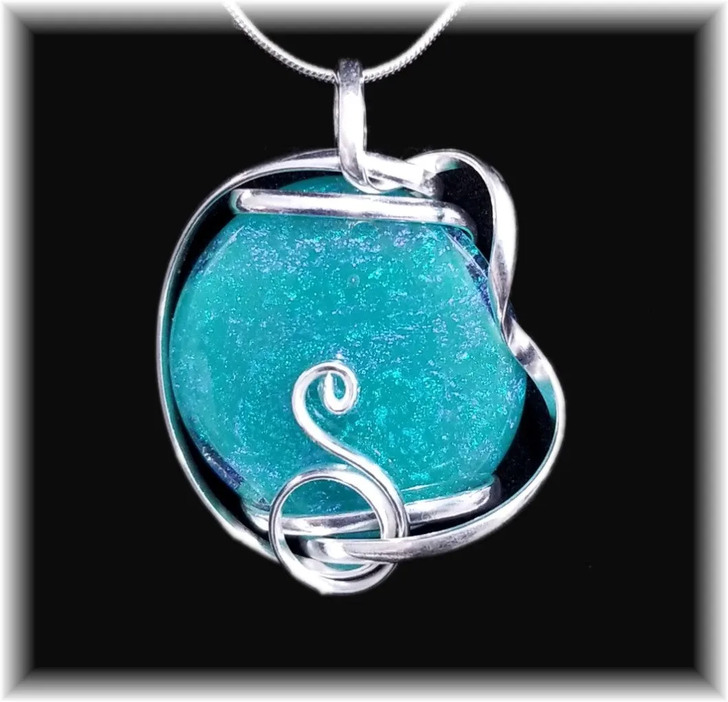 Turquoise Freeform Pendant