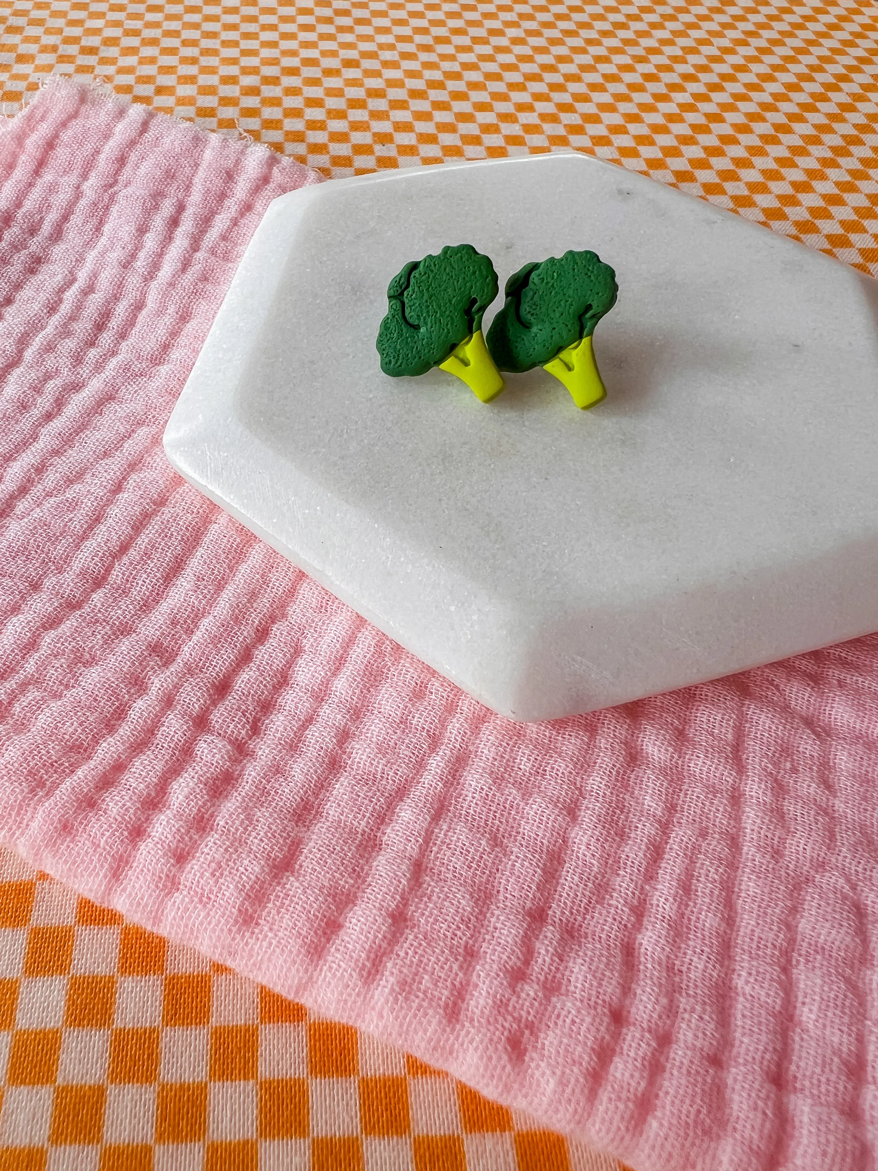 Veggie Studs | Clay Earrings