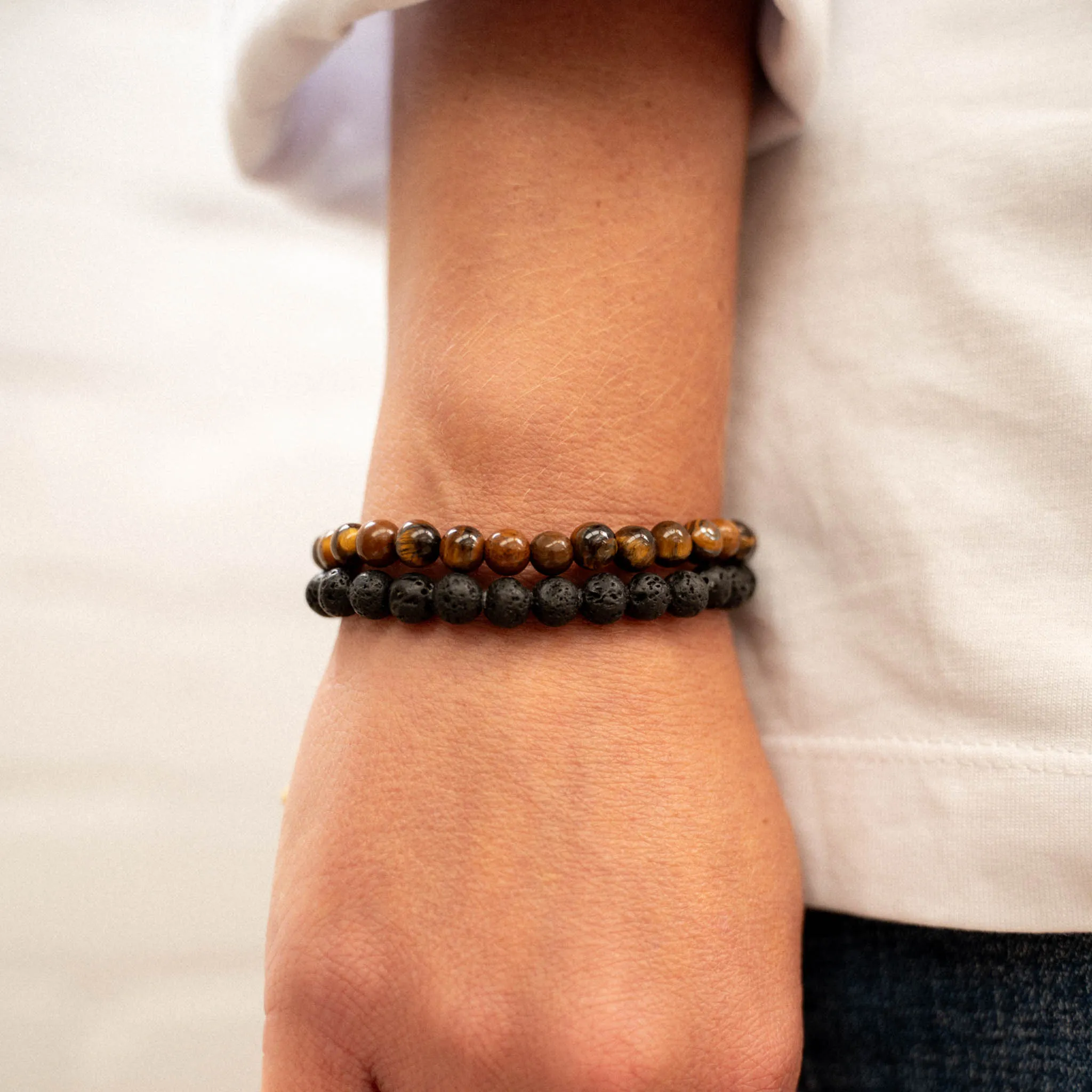 Wat Arun Stone Beaded Bracelet