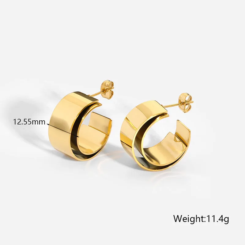 Women's Fashion Stainless Steel Earrings